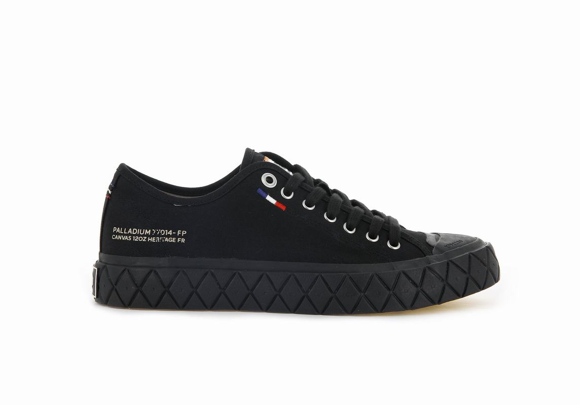 Palladium Palla Ace Canvas Women's Low Top Sneakers Black (VGAH67015)